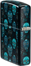 Load image into Gallery viewer, Zippo Lighter - Custom Message Engrave Sugar Skulls - Glow-in-The-Dark 46017