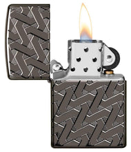 Load image into Gallery viewer, Zippo Lighter- Personalized Engrave Armor Geometric Weave Design #49173
