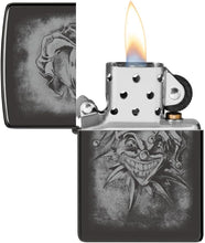 Load image into Gallery viewer, Zippo Lighter - Customized Message Joker, Photo Image - High Polish Black 48914