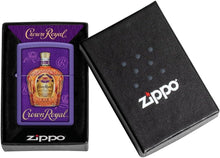 Load image into Gallery viewer, Zippo Lighter - Personalized Customize Message Engrave on Backside for Crown Royal (Crown Royal 48749)