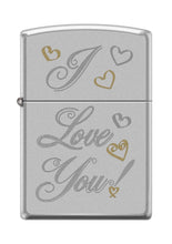 Load image into Gallery viewer, Zippo Lighter- Personalized Loving Embrace Valentine I Love You Z5000