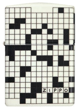 Load image into Gallery viewer, Zippo Lighter - Custom Engraved with Your Message for Crossword Design 540 Color Glow in The Dark Pocket Lighter 46285