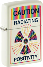 Load image into Gallery viewer, Zippo - Customized Message on Glowing Positivity Glow in The Dark Pocket 46243
