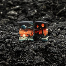 Load image into Gallery viewer, Zippo Lighter - Custom Engraved with Your Message for Galactic Landscape Design 540 Matte Pocket Lighter 46254