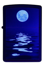 Load image into Gallery viewer, Zippo Lighter - Personalized Customize Message Engrave on Backside for Black Light Design Moon Light 49810