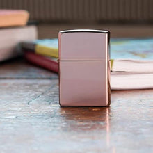 Load image into Gallery viewer, Zippo Lighter - Personalized Message Engraved on Backside Colored Windproof Lighter Rose Gold 49190