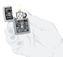 Load image into Gallery viewer, Zippo Lighter - Personalized Custom Message Engraved on Backside for Special Designs Windproof Lighter (Steampunk Girl 48387)