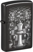 Load image into Gallery viewer, Zippo Lighter- Personalized Custom Message Engraved on Back Game Zippo Windproof Lighter Chess 48762