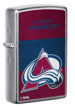 Load image into Gallery viewer, Zippo Lighter - Personalized Customize Message Engrave on Backside for Colorado Avalanche NHL Team 48035