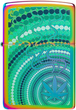 Load image into Gallery viewer, Zippo Cannabis Leaf Design Multi Color Pocket Lighter