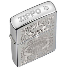 Load image into Gallery viewer, Zippo Lighter - Personalized Custom Message Engrave on Back for Crown Stamp High Polish Chrome Windproof Zippo Lighter #24751