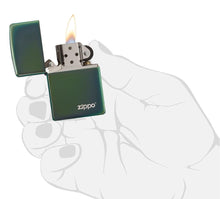 Load image into Gallery viewer, Zippo Lighter - Personalized Custom Message Engrave on Classic with Zippo Logo Windproof Lighter