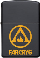 Load image into Gallery viewer, Zippo Far Cry 6 Flame Logo Black Matte Pocket Lighter
