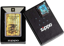 Load image into Gallery viewer, Zippo U.S. Army 1775 Street Chrome Pocket Lighter