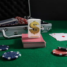 Load image into Gallery viewer, Zippo Lighter- Personalized Message Engrave Drippy Dollar Design 49681