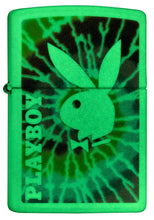 Load image into Gallery viewer, Zippo Lighter - Personalized Customize Message Engrave on Backside for Playboy Bunny (Glow-in-The-Dark 48373)