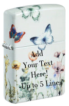 Load image into Gallery viewer, Zippo - Customized Message on Glowing Butterflies Glow in The Dark 46703