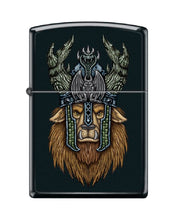 Load image into Gallery viewer, Zippo Lighter- Personalized Engrave on Viking Design Lion King #Z6040