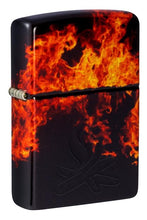 Load image into Gallery viewer, Zippo Lighter - Custom Engraved with Your Message for Fusion Inferno Design 540 Tumbled Brass Pocket Lighter 46389