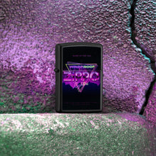 Load image into Gallery viewer, Zippo Lighter - Customized Message Sign Design Black Matte Pocket Lighter 46247