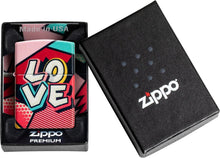 Load image into Gallery viewer, Zippo Lighter - Custom Message Engrave on Backside Love Design - 540 Color 46013