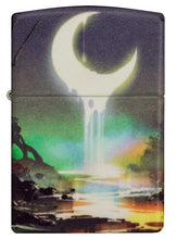 Load image into Gallery viewer, Zippo Lighter - Custom Engraved with Your Message for Moon Dream Design 540 Color Glow in The Dark Pocket Lighter 46259