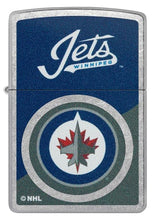 Load image into Gallery viewer, Zippo Lighter - Custom Engraved with Your Message for NHL Winnipeg Jets 2024 Street Chrome Pocket Lighter 46212