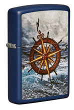 Load image into Gallery viewer, Zippo Lighter- Personalized Engrave for Compass Design Navy Matte #49408