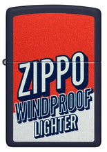 Load image into Gallery viewer, Zippo Lighter - Custom Engraved with Your Message for Lighter, Metal, Blue, One Size 46486