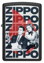 Load image into Gallery viewer, Zippo Lighter - Custom Engraved with Your Message for Lighter, Metal, Black, One Size 46475