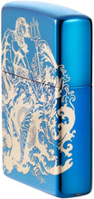 Load image into Gallery viewer, Zippo Lighter - Personalized Message Engraved Backside on Viking Design Windproof Lighter (Atlantis Greek Mythology 48787)