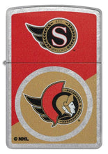 Load image into Gallery viewer, Zippo Lighter - Custom Engraved with Your Message for NHL Ottawa Senators 2024 Street Chrome Pocket Lighter 46201