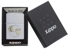 Load image into Gallery viewer, Zippo Lighter- Personalized Engrave Ace of Spades Card Game Casino Dice #29412