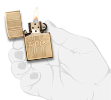 Load image into Gallery viewer, Zippo - Customized Message on Back for Zippo and Pattern Windproof Zippo #29677