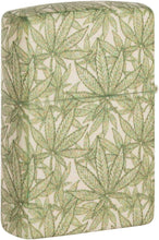 Load image into Gallery viewer, Zippo Cannabis Design 540 Glow in The Dark Pocket Lighter