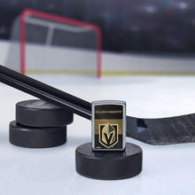 Load image into Gallery viewer, Zippo Lighter - Personalized Customize Message Engrave on Backside for Vegas Golden Knights NHL Team 48057