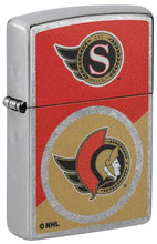Load image into Gallery viewer, Zippo Lighter - Custom Engraved with Your Message for NHL Ottawa Senators 2024 Street Chrome Pocket Lighter 46201