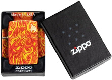 Load image into Gallery viewer, Zippo Lighter - Custom Message Engrave on Fire Design - 540 Fusion 48981