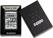Load image into Gallery viewer, Zippo Lighter Customize Message for Johnny Cash Folsom State Prison Poster 46490