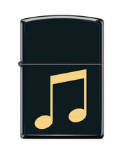 Load image into Gallery viewer, Zippo Lighter- Personalized Engrave Musical Note Black Matte #Z5437