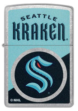 Load image into Gallery viewer, Zippo Lighter - Custom Engraved with Your Message for NHL Seattle Kraken 2024 Street Chrome Pocket Lighter 46205