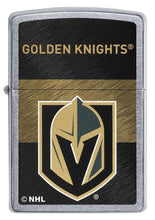 Load image into Gallery viewer, Zippo Lighter - Personalized Customize Message Engrave on Backside for Vegas Golden Knights NHL Team 48057