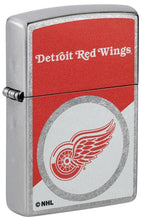 Load image into Gallery viewer, Zippo Lighter - Custom Engraved with Your Message for NHL Detroit Red Wings 2024 Street Chrome Pocket Lighter 46190