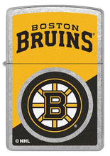 Load image into Gallery viewer, Zippo Lighter - Custom Engraved with Your Message for NHL Boston Bruins 2024 Street Chrome Pocket Lighter 46182