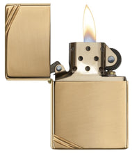 Load image into Gallery viewer, Zippo Lighter - Personalized Custom Message Engrave on Brass Windproof Lighter Polish Vintage 270