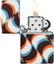 Load image into Gallery viewer, Zippo Lighter - Customized Message Funky Pattern 540 Matte Pocket Lighter 46566