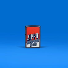 Load image into Gallery viewer, Zippo Lighter - Custom Engraved with Your Message for Lighter, Metal, Blue, One Size 46486