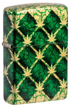 Load image into Gallery viewer, Zippo Lighter- Custom Message Engraved on Argyle Leaf Leaves - 540 Fusion 46265