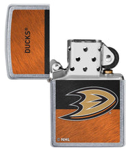 Load image into Gallery viewer, Zippo Lighter - Personalized Customize Message Engrave on Backside for Anaheim Ducks NHL Team 48028