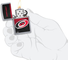 Load image into Gallery viewer, Zippo 2021 NHL Carolina-Hurricanes Street Chrome Pocket Lighter